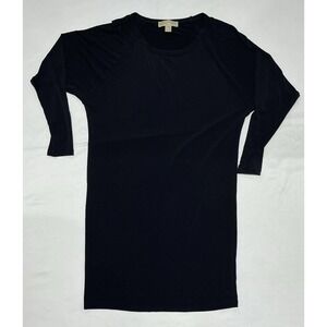 Michael Kors Mini Dress Womens Small‎ Blue Stretch Round Neck